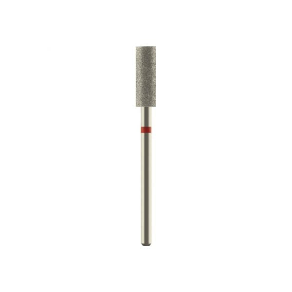 Fresa diamantada cilindro 5.0 roja