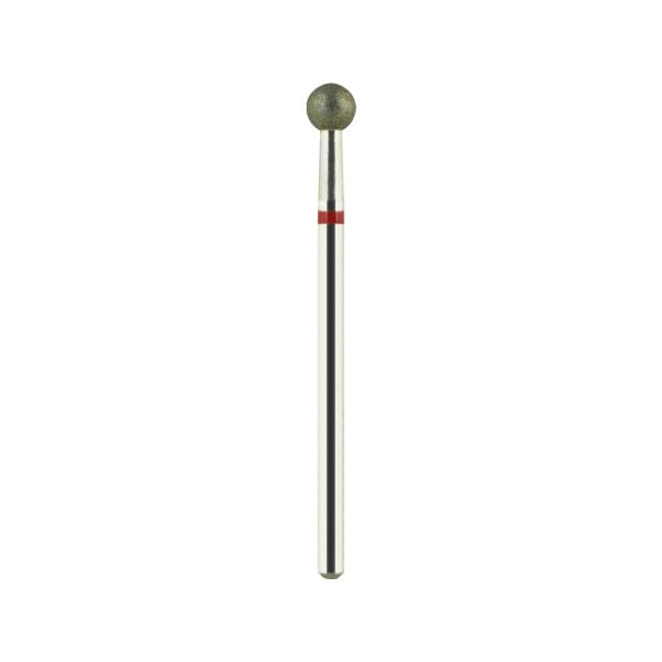 Fresa diamantada esfera 0.50 roja
