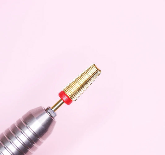 Fresa 5 en 1 corte recto 7.0 mm bidireccional roja