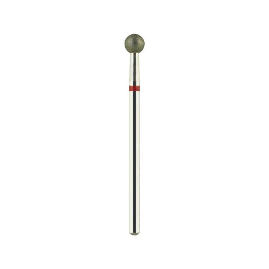 Fresa diamantada esfera 0.50 roja